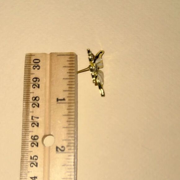 Butterfly earrings N939 - Picture 3 of 3